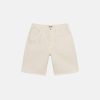 STÜSSY BIG OL' SHORT WASHED CANVAS VINTAGE NATURAL SHORTS