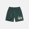 STÜSSY MESH SHORT BIG BASIC SPRUCE SHORTS