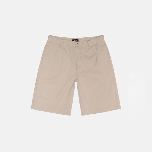 STÜSSY CHINO WORK SHORT KHAKI SHORTS