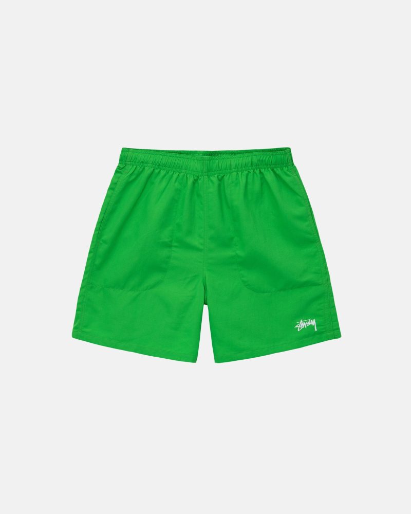 STÜSSY WATER SHORT STOCK CLASSIC GREEN SHORTS