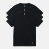 STÜSSY STÜSSY UNDERSHIRTS 3 PACK BLACK SHORTSLEEVE