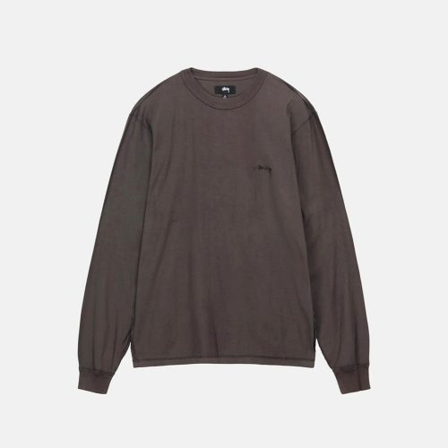 STÜSSY LAZY LONGSLEEVE TEE FADED BLACK LONGSLEEVE