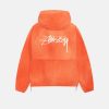 STÜSSY BEACH SHELL WAVE DYE PERSIMMON OUTERWEAR | hero:main:collection:new-arrivals,outerwear,all