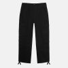 STÜSSY SURPLUS CARGO RIPSTOP BLACK PANTS