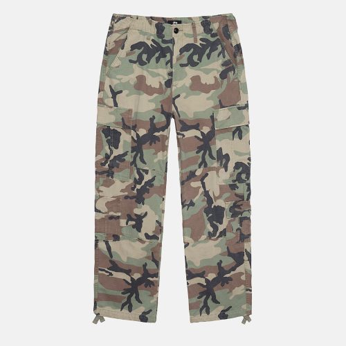 STÜSSY SURPLUS CARGO RIPSTOP CAMO PANTS