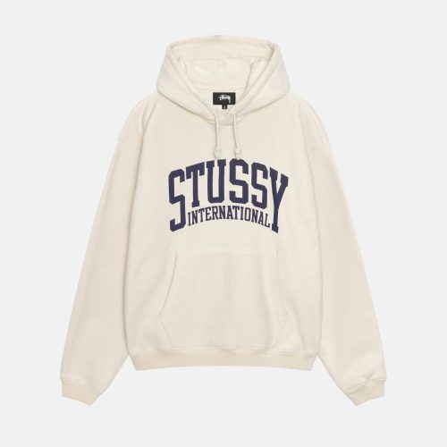 STÜSSY RELAXED HOODIE INTERNATIONAL IVORY SWEATS