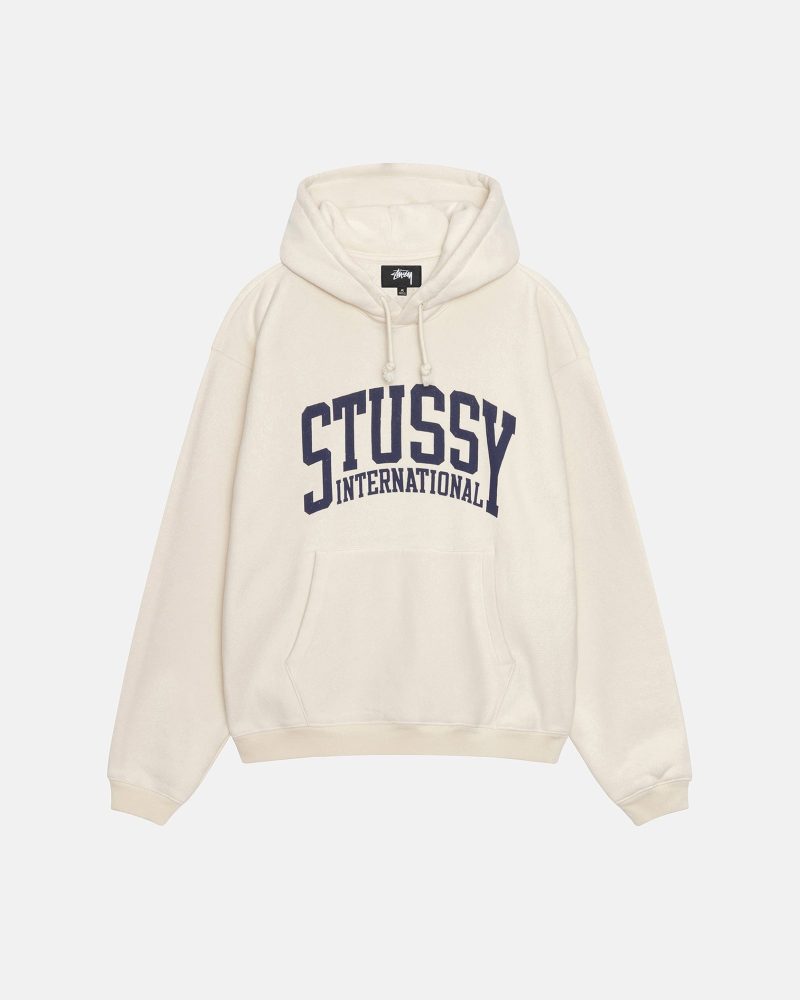 STÜSSY RELAXED HOODIE INTERNATIONAL IVORY SWEATS