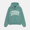 STÜSSY RELAXED HOODIE INTERNATIONAL TEAL SWEATS