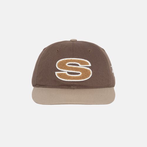 STÜSSY LOW PRO CHENILLE S SNAPBACK BROWN ACCESSORY