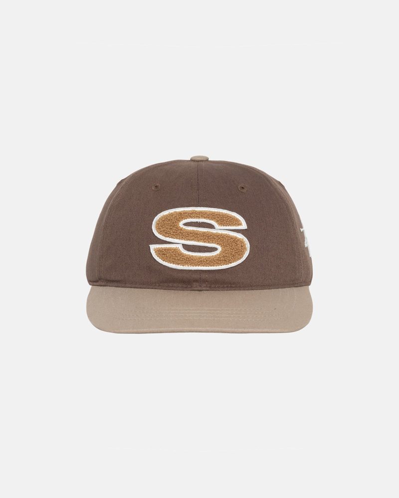 STÜSSY LOW PRO CHENILLE S SNAPBACK BROWN ACCESSORY