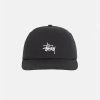 STÜSSY LOW PRO BASIC STRAPBACK BLACK HEADWEAR