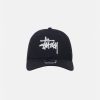 STÜSSY NEW ERA 9TWENTY BASIC STRAPBACK BLACK HEADWEAR