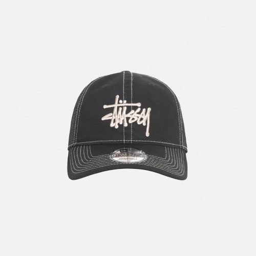 STÜSSY NEW ERA 9TWENTY BASIC TRUCKER BLACK HEADWEAR