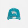 STÜSSY NEW ERA 9TWENTY BASIC TRUCKER TEAL HEADWEAR