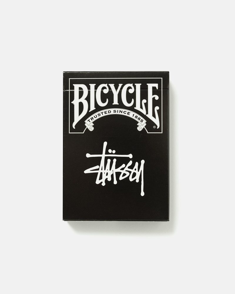 STÜSSY PLAYING CARDS BLACK ACCESSORY