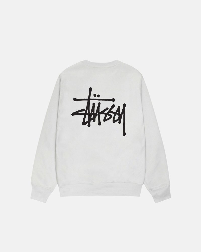 STÜSSY BASIC STÜSSY CREW FOG SWEATS