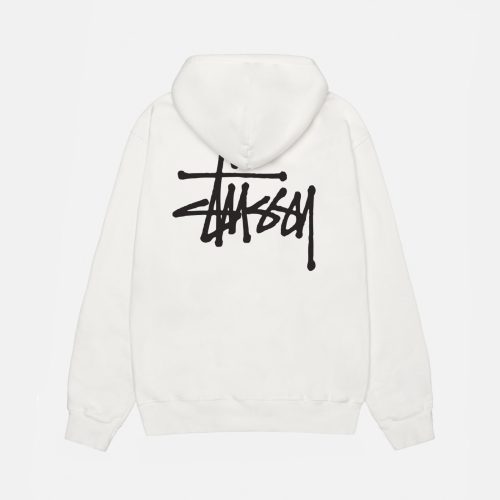 BASIC STÜSSY HOODIE PIGMENT DYED NATURAL SWEATS