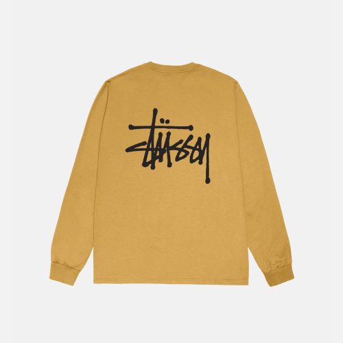 BASIC STÜSSY LS TEE CURRY LONGSLEEVE