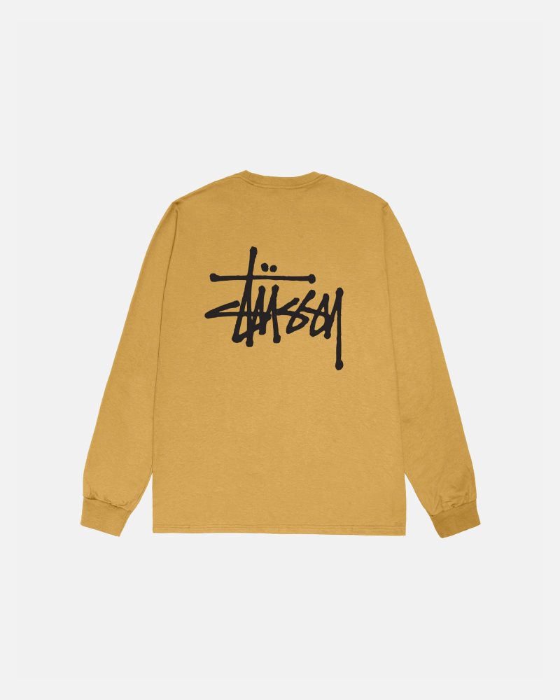 BASIC STÜSSY LS TEE CURRY LONGSLEEVE