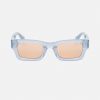 Stüssy Vincent Sunglasses Slate Blue / Orange Lens Eyewear