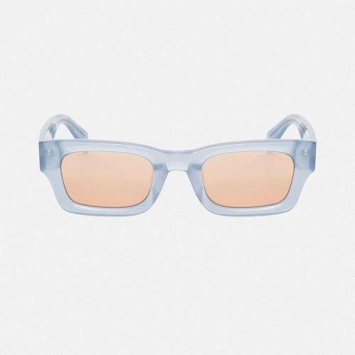 Stüssy Vincent Sunglasses Slate Blue / Orange Lens Eyewear