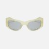 Stüssy Rene Sunglasses Matte Yellow / Light Grey Lens Eyewear